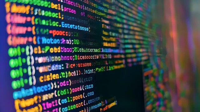 Close up of colorful computer code on dark screen showing switch statement logic for subscription tier and product identifier in software development and programming