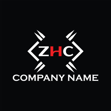 ZHC letter logo, ZHC letter logo design, ZHC monogram logo, ZHC corporate logo, ZHC creative logo