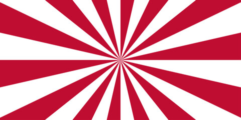 Abstract red and white retro with sunburst pattern colorful design. Sunburst Modern retro vintage sunrise sunbeam element spiral striped. Spiral starburst and striped pattern abstract geometric retro.