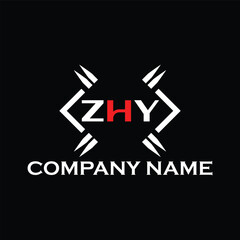 ZHY letter logo, ZHY letter logo design, ZHY monogram logo, ZHY corporate logo, ZHY creative logo
