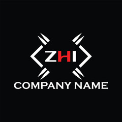 ZHI letter logo, ZHI letter logo design, ZHI monogram logo, ZHI corporate logo, ZHI creative logo
