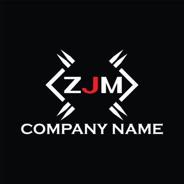 ZJM letter logo, ZJM letter logo design, ZJM monogram logo, ZJM corporate logo, ZJM creative logo