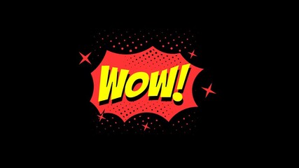 Speech Bubbles Motion Graphics Pack. Cartoon Comic Overlay Animations - Powered by Adobe