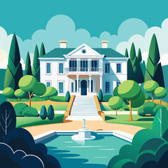 vector illustration of a house