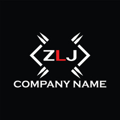 ZLJ letter logo, ZLJ letter logo design, ZLJ monogram logo, ZLJ corporate logo, ZLJ creative logo