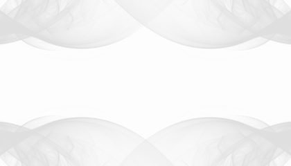 PNG of white smoke curling around frame corners with light fade, airy vapor border, soft haze edges, abstract smoky element for decorative overlay and graphic design use
