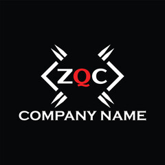 ZQC letter logo, ZQC letter logo design, ZQC monogram logo, ZQC corporate logo, ZQC creative logo