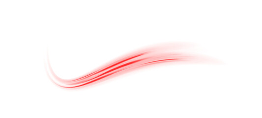 Sport car is made of polygons, lines and connected dots. Bright fiery red neon stripes on white and black transparent background PNG. Speed connection vector background. 