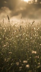 morning dew on the grass