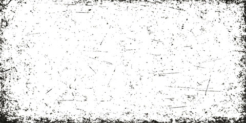 Abstract black and white grunge texture with water drops and ink splashes on a dirty surface