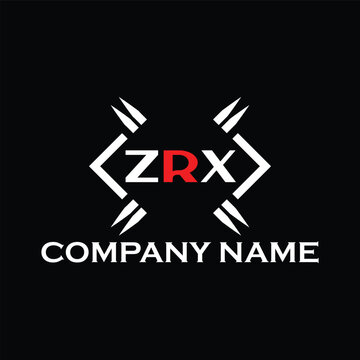 ZRX letter logo, ZRX letter logo design, ZRX monogram logo, ZRX corporate logo, ZRX creative logo