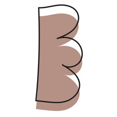 Vertical Organic Pillar Shape