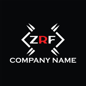 ZRF letter logo, ZRF letter logo design, ZRF monogram logo, ZRF corporate logo, ZRF creative logo