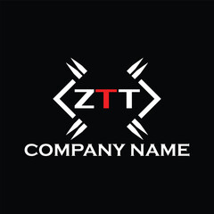 ZTT letter logo, ZTT letter logo design, ZTT monogram logo, ZTT corporate logo, ZTT creative logo