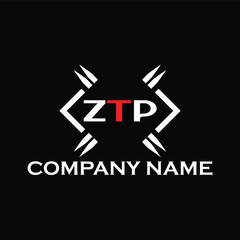 ZTP letter logo, ZTP letter logo design, ZTP monogram logo, ZTP corporate logo, ZTP creative logo