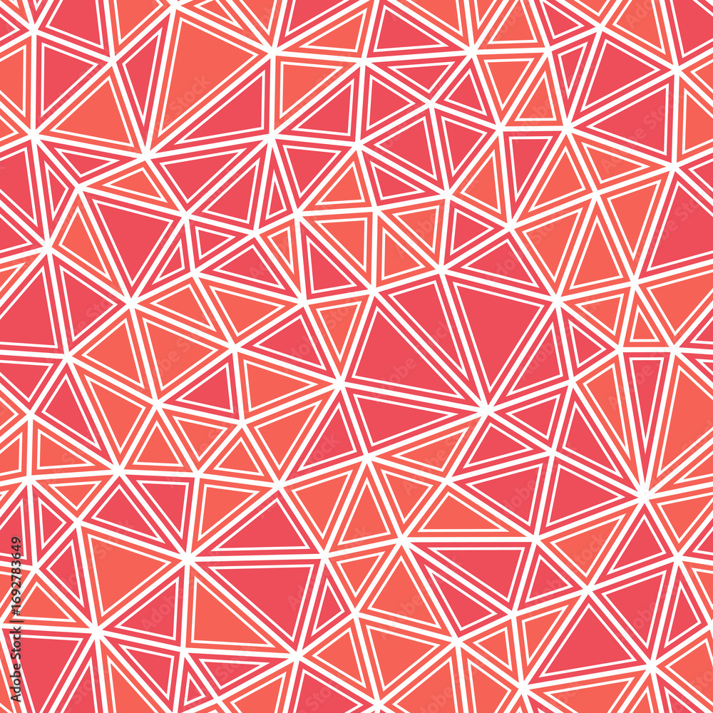 Poster geometric pattern. compact triangles size. solid shapes in frames. multiple colors style. repeatable