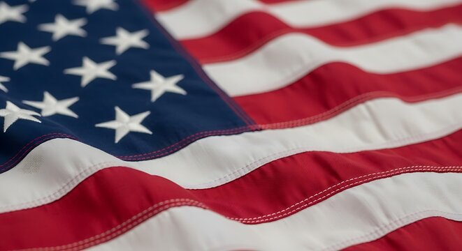 A solemn tribute to resilience and unity, this rippled American flag symbolizes remembrance on Patriot Day 9/11, honoring the enduring national spirit and collective strength