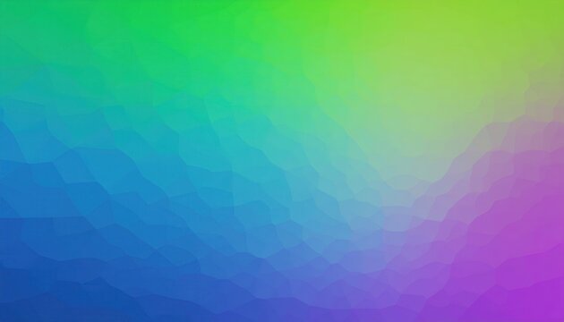 vibrant multicolor gradient abstract background with green blue and purple polygon texture for modern wallpaper or digital banner design