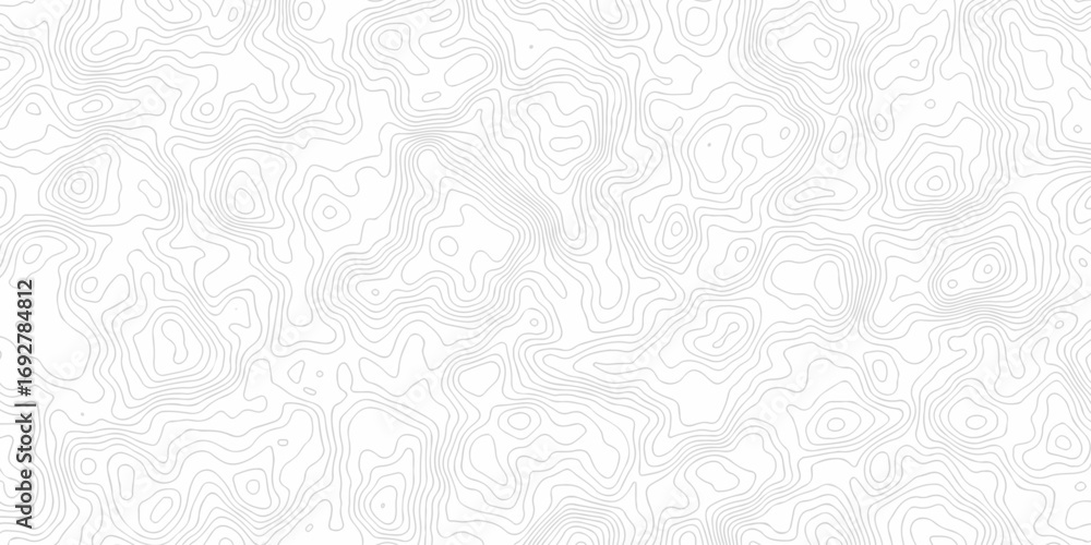 Aufkleber geographic mountain topology map relief. minimal lines background. contour maps. illustration, topo 