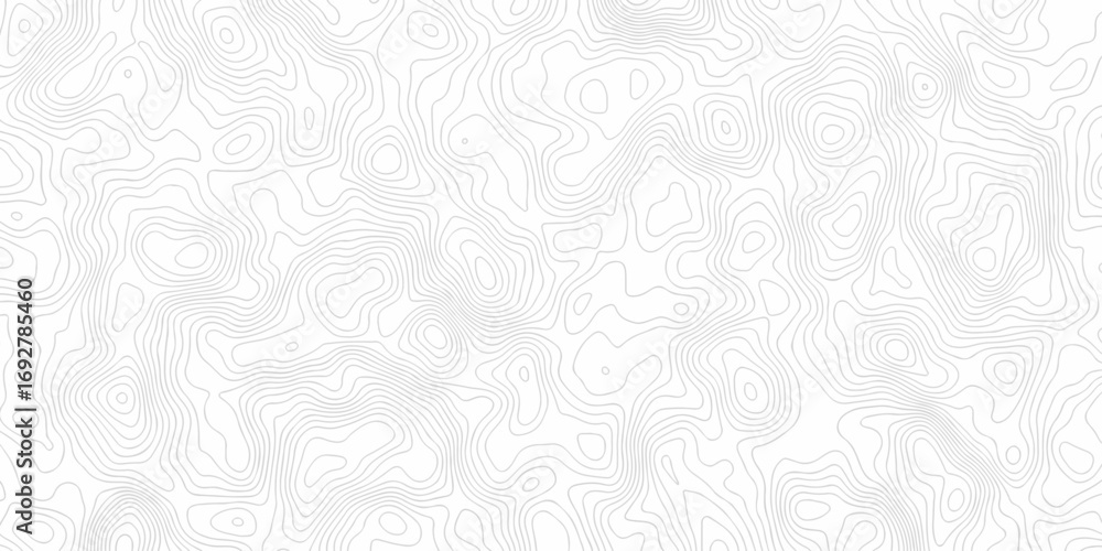Aufkleber geographic mountain topology map relief. minimal lines background. contour maps. illustration, topo 