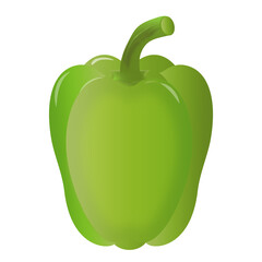 Green Pepper Illustration