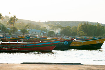 Fototapeta premium traditional fishing boats