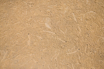 Sand texture background. Closeup of sand texture.