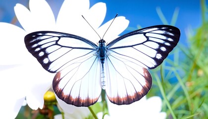 Butterfly on Flower in Garden (1)