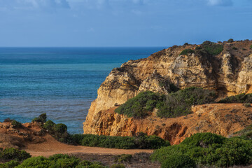 Algarve Coastline In Portugal