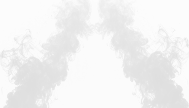 PNG of white smoke creating light fog around invisible frame, airy vapor haze, soft diffuse mist, abstract smoky element for decorative overlay and creative design use