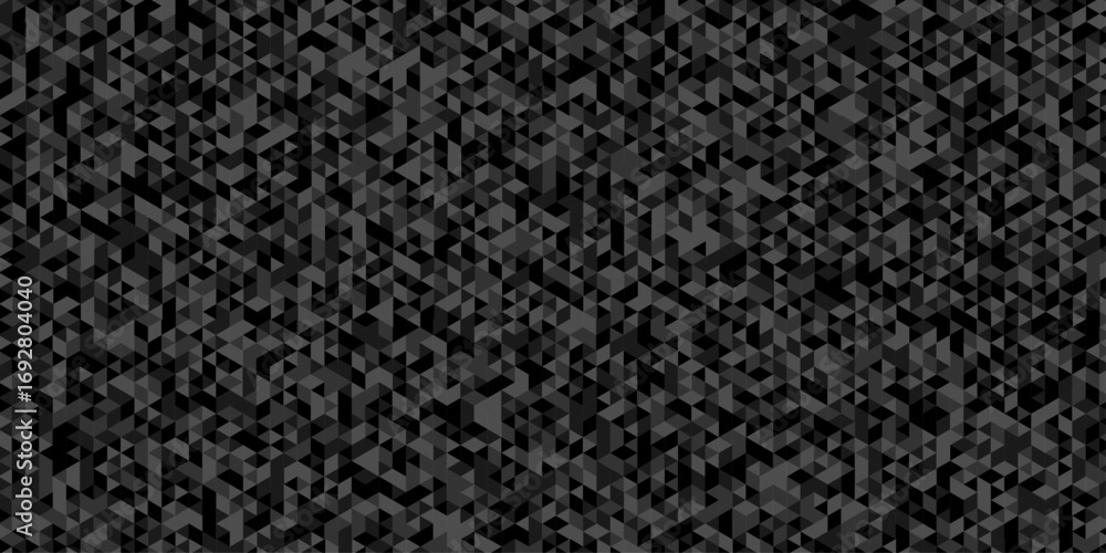 Poster geometric black and gray cube square low polygon texture wallpaper. abstract surface creative diamon