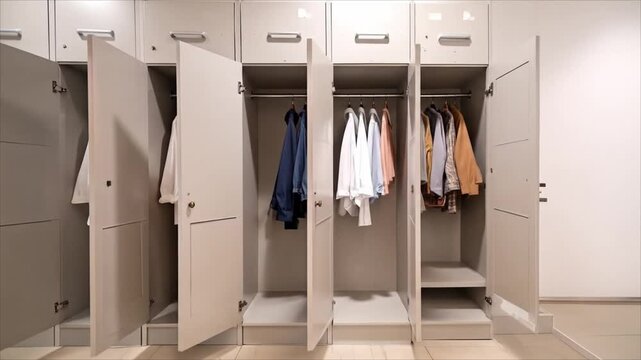 Empty closets interior