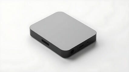 Mini computer symbolizing compact technology and digital innovation for technology industry and digital device marketing