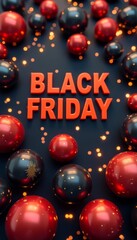 Black Friday holiday sale banner.