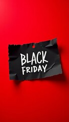 Black Friday holiday sale banner.