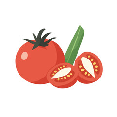 Minimal flat vector of a Savory, 2D icon-style illustration on white background