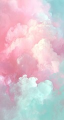 Fototapeta premium Pastel Cloudscape