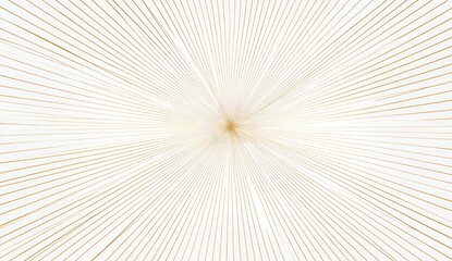 Abstract radiating lines in light beige on white