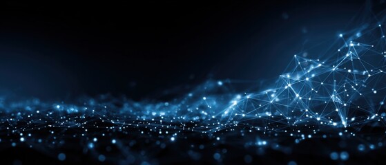 Abstract digital network background (2)