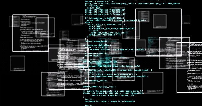 Floating translucent editor windows overlapping in dark interface, displaying white and teal code
