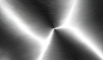 Metallic surface with brushed, reflective highlights