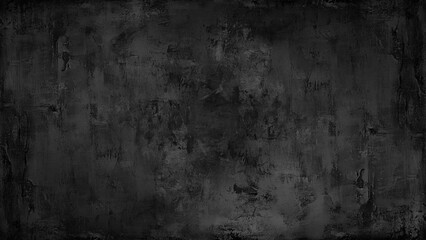 Elegant black background vector illustration with vintage distressed grunge texture. 