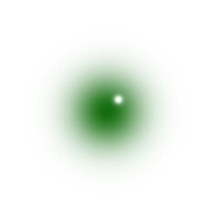 Bright glowing green light effect with soft radial blur and luminous gradient. Abstract neon energy design for digital art, background, and graphic decoration. Futuristic shining element.