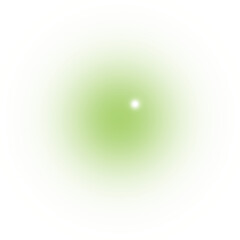 Bright glowing green light effect with soft radial blur and luminous gradient. Abstract neon energy design for digital art, background, and graphic decoration. Futuristic shining element.