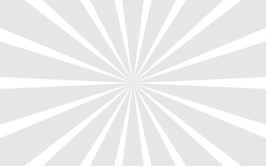 Sunburst Pattern. Silver gray sunburst background. Radial sunbeam background. Exploding star burst Japanese radius cartoon pattern abstract background.
