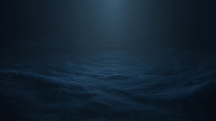Deep Ocean Waves Under Faint Light dark water