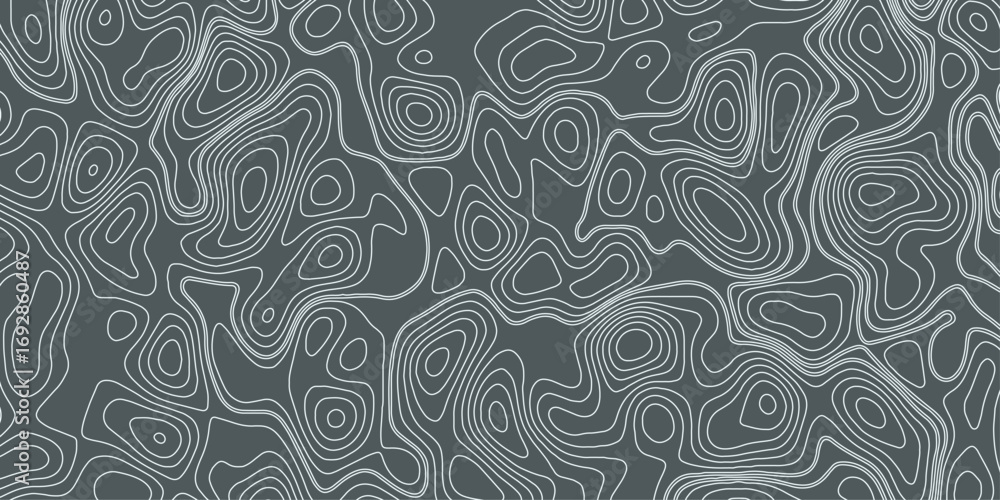 Poster geographic contour line pattern – map-inspired design element.
