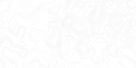 Contour Line Terrain Map – Abstract Geographical Background