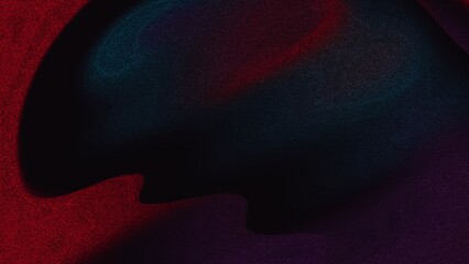 Moody Abstract Grainy Background with Red and Teal Hues