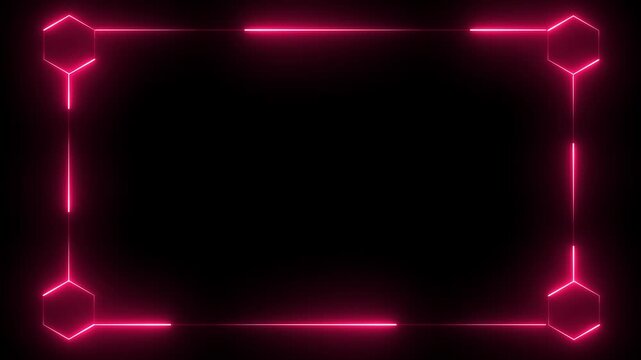On loading mesh 3D wireframe brain forming, graph emerging, highlight scanning code for analytics. neon line rectangle on a black background. 4k